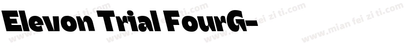 Elevon Trial FourG字体转换